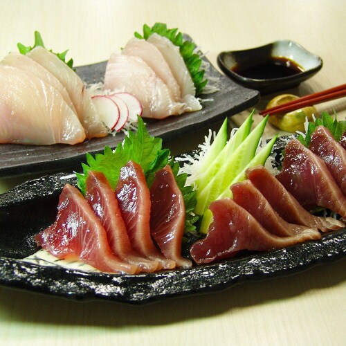 戻りかつおまぐろ詰め合わせ(140g x 2)