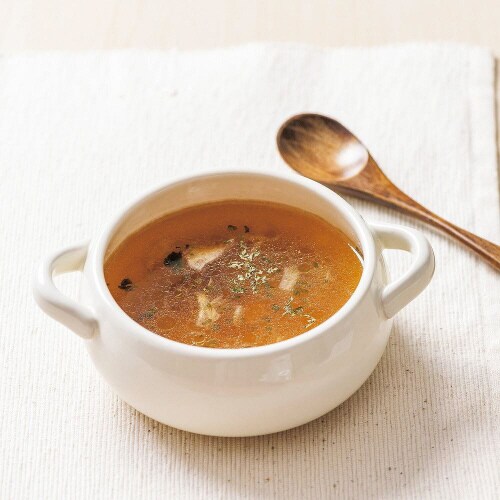 淡路島朝のオニオンスープ