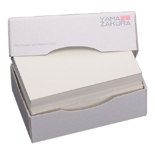 名刺用紙 4号 しらゆき 100枚