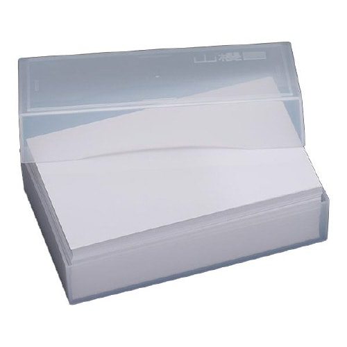 名刺用紙 4号 ニューミラー ホワイト 100枚