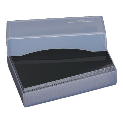 名刺用紙 4号 ミラー ブラック 100枚