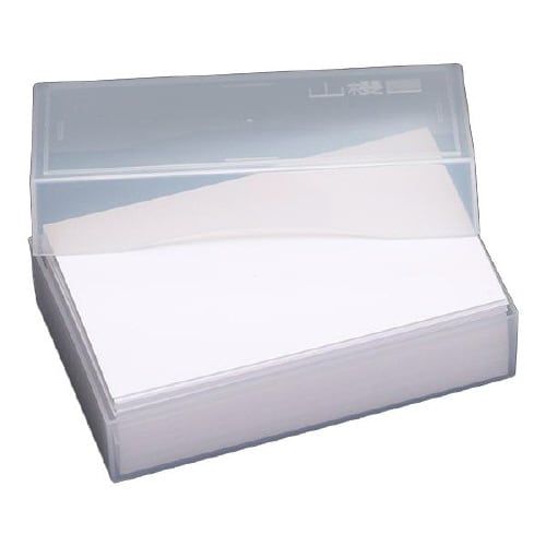 名刺用紙 4号 JET ホワイト 100枚