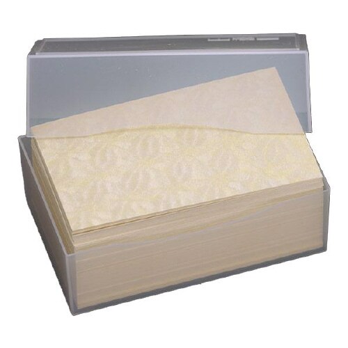 名刺用紙 4号 みやび クリーム 100枚