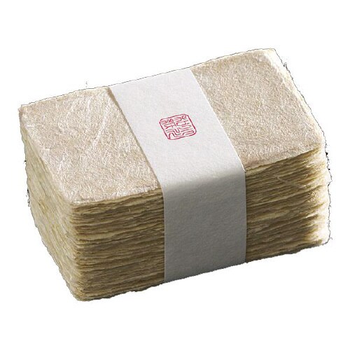 名刺用紙 4号 小川和紙 耳付 100枚