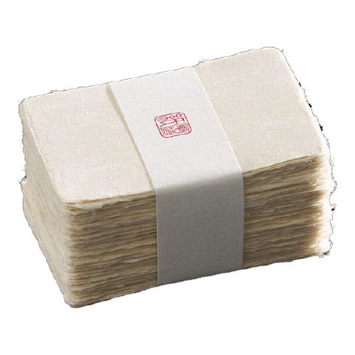 名刺用紙 4号 軍道紙 耳付 100枚