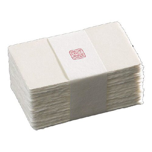 名刺用紙 4号 越前和紙 耳付 100枚