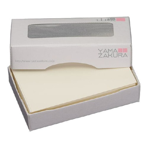 名刺用紙 4号 クリームビーナス 100枚