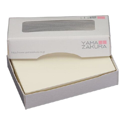 名刺用紙 4号 再生クリーム 100枚