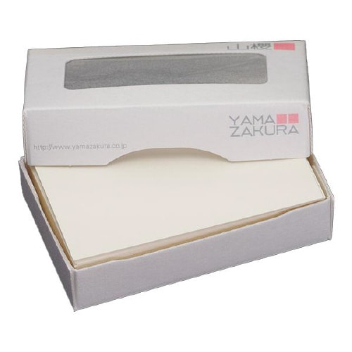 名刺用紙 4号 さくら クリーム021 100枚