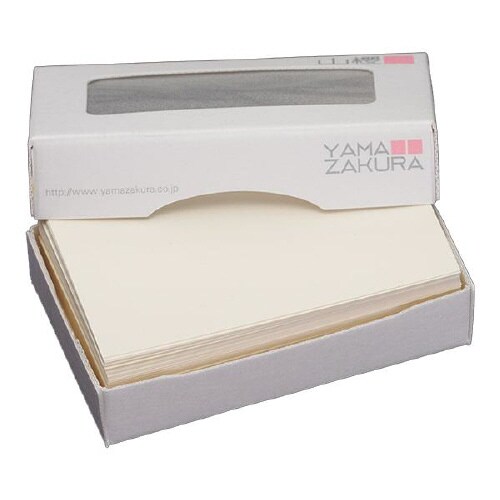 名刺用紙 4号 さくら クリーム025 100枚