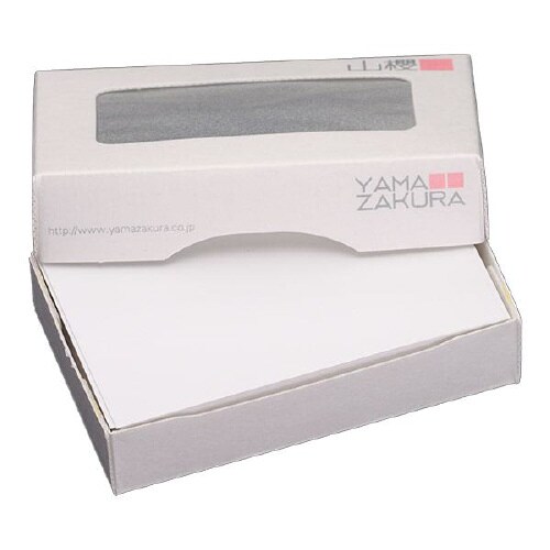 名刺用紙 4号 ホワイトプリンス 100枚