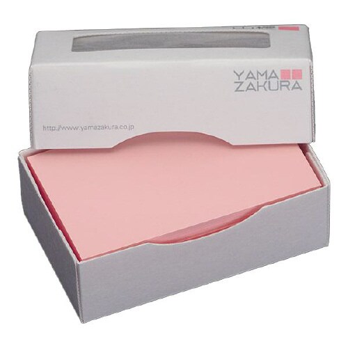 名刺用紙 4号 ピンク 100枚