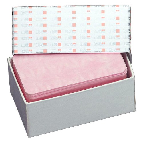 名刺用紙 小型4号 みやび ピンク 100枚