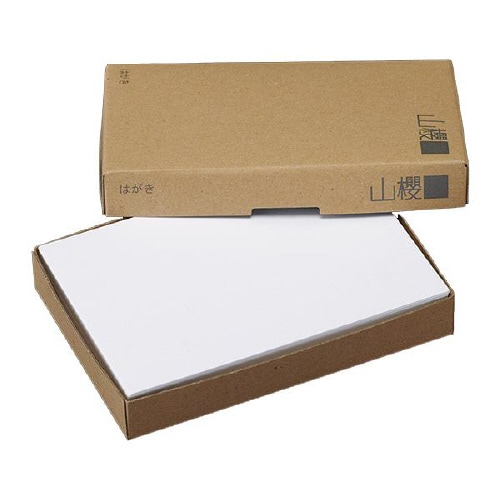 弔事はがき 裏無地 100枚