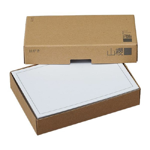 弔事はがき 細枠B 100枚