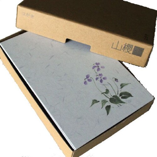 喪中はがき すみれ 100枚