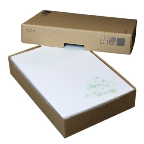 喪中はがき 白菊 100枚