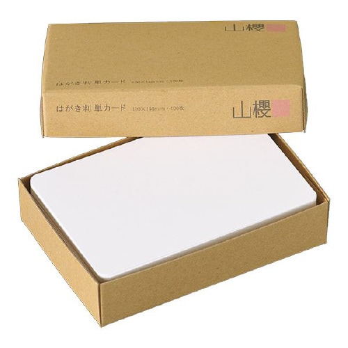 挨拶状カード はがきサイズ S 丸 100枚