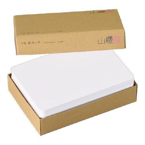 挨拶状カード 1号単面 B 100枚