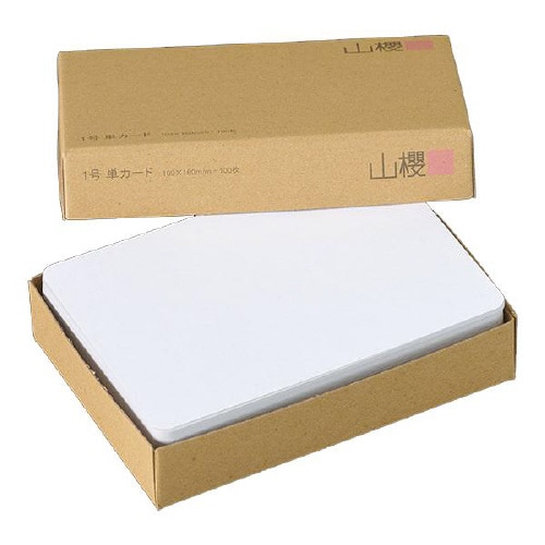 挨拶状カード 1号単面 D 100枚