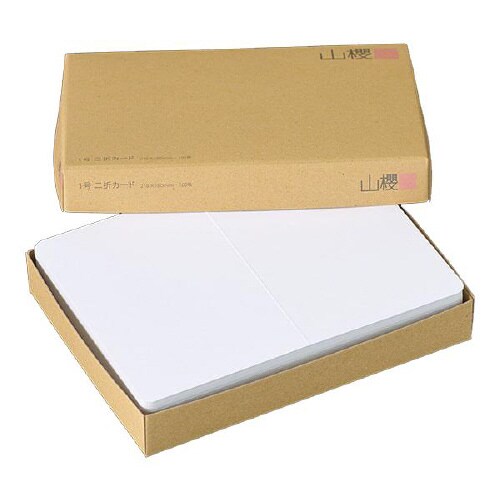 挨拶状カード 1号二折 D 100枚