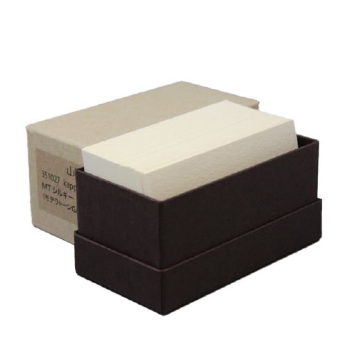 名刺用紙 4号 活版用 MT シルキー 100枚