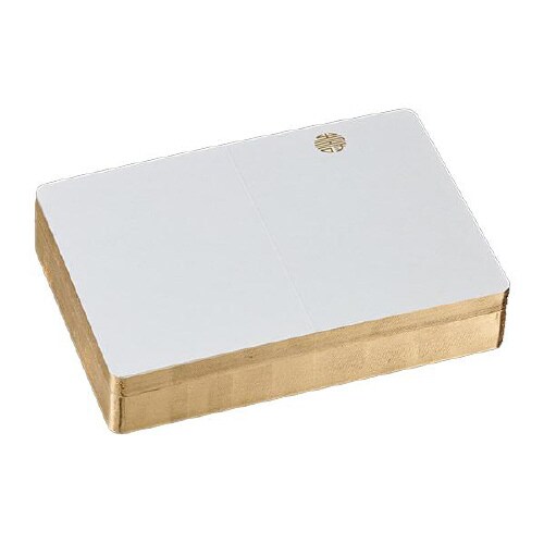 挨拶状カード 1号二折 金縁 D 金寿 100枚