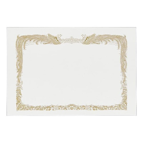 賞状用紙 B4ワイド横 純白 100枚