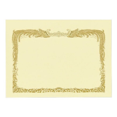 賞状用紙 B5ワイド横 クリーム RY 100枚