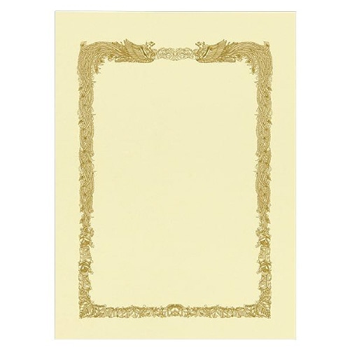 賞状用紙 B5ワイド縦 クリーム RT 100枚