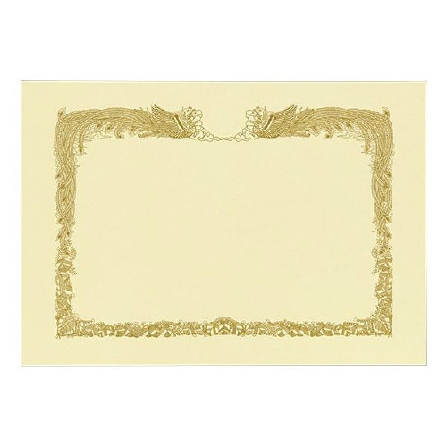 賞状 A5ワイド横 クリーム マーク用 100枚