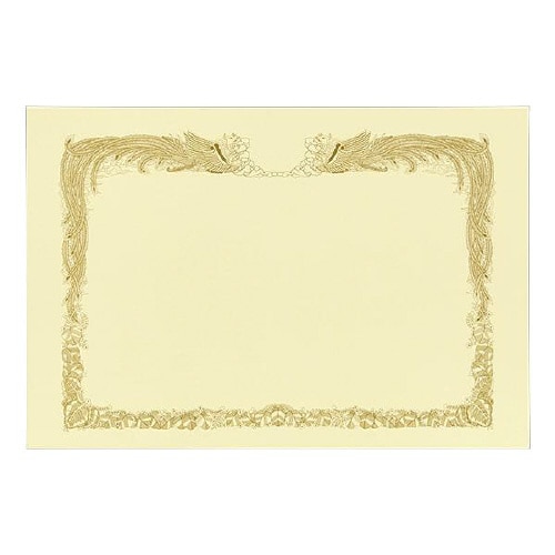 賞状 B4ワイド横 クリーム マーク用 100枚