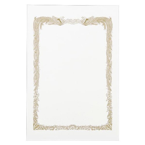 賞状用紙 B4ワイド縦 ケント 100枚