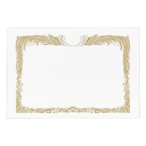 賞状用紙 B4ワイド横 ケント マーク用 100枚