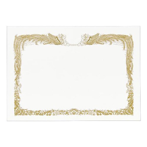 賞状用紙 A4ワイド横 ケント マーク用 100枚