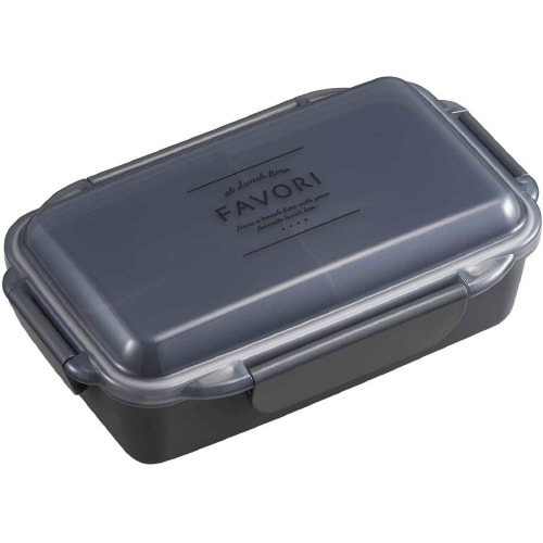 盛付けがつぶれにくい ランチボックス グレー