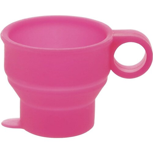 シリコン製 たためるコップ ピンク 2セット