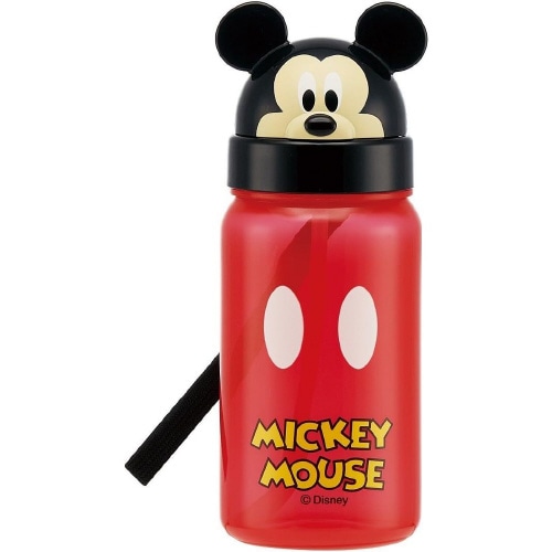 ダイカット ストローボトル ミッキーマウス