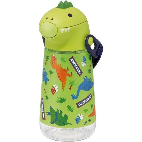 ダイカット ストロー付ボトル ディノサウルス