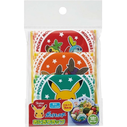 おにぎりフィルム ポケットモンスター 18枚入×3