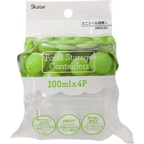 ミニ保存容器 L 100ml 4個セット 4セット