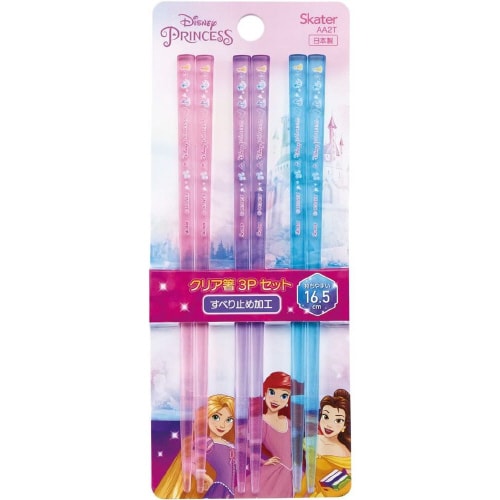 クリア箸 3膳組 プリンセス 2セット