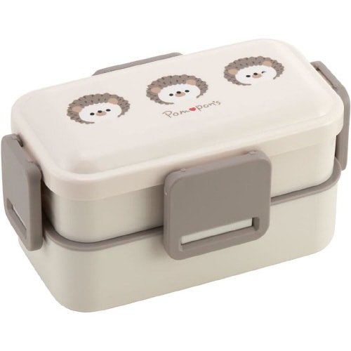 ふんわり盛れる 2段弁当箱 ネズミ