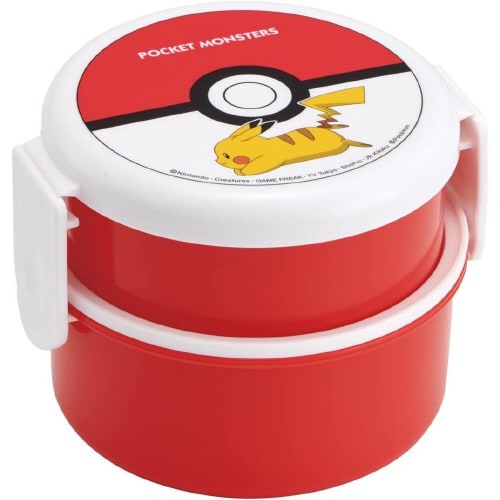 2段 丸型弁当箱 ポケモン モンスターボール ×2