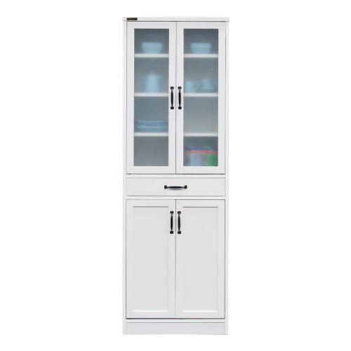 1860食器棚 ユリアン2 WH