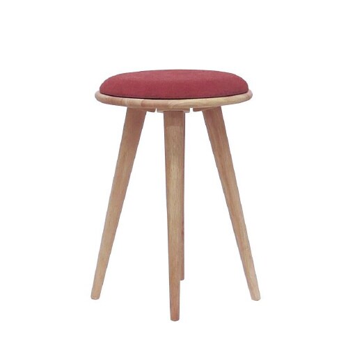 ラウンドスツール2赤 NS 3875AS