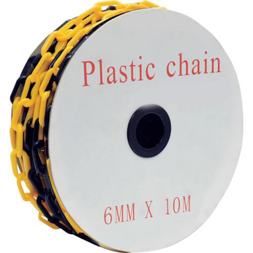 セーフラン プラスチックチェーン 黄/黒 トラチェ