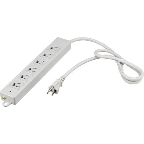 BAFFALO 3ピン式電源タップ 2重構造 雷サ