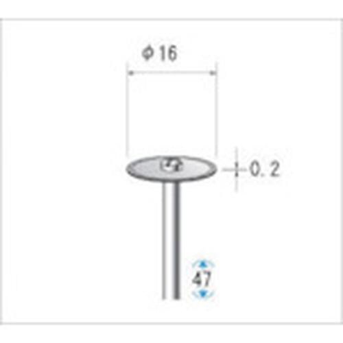 ナカニシ 電着ダイヤモンドディスク#130刃径16