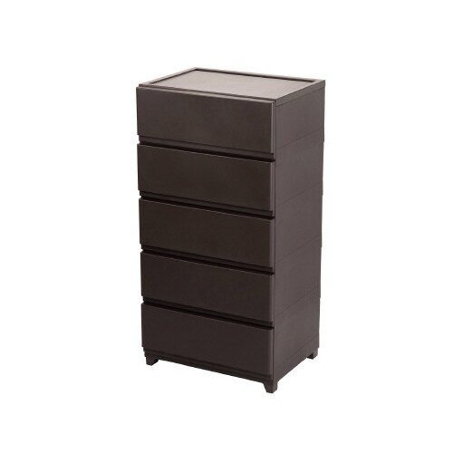 壁付デコニーシーヴォワイド5段 ダークブラウン